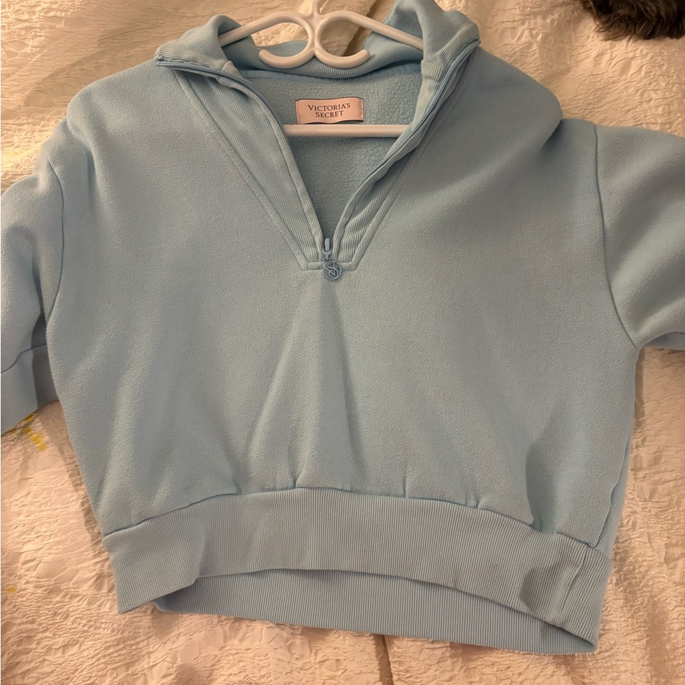 Victoria's Secret Soft Blue Fleece Jacket